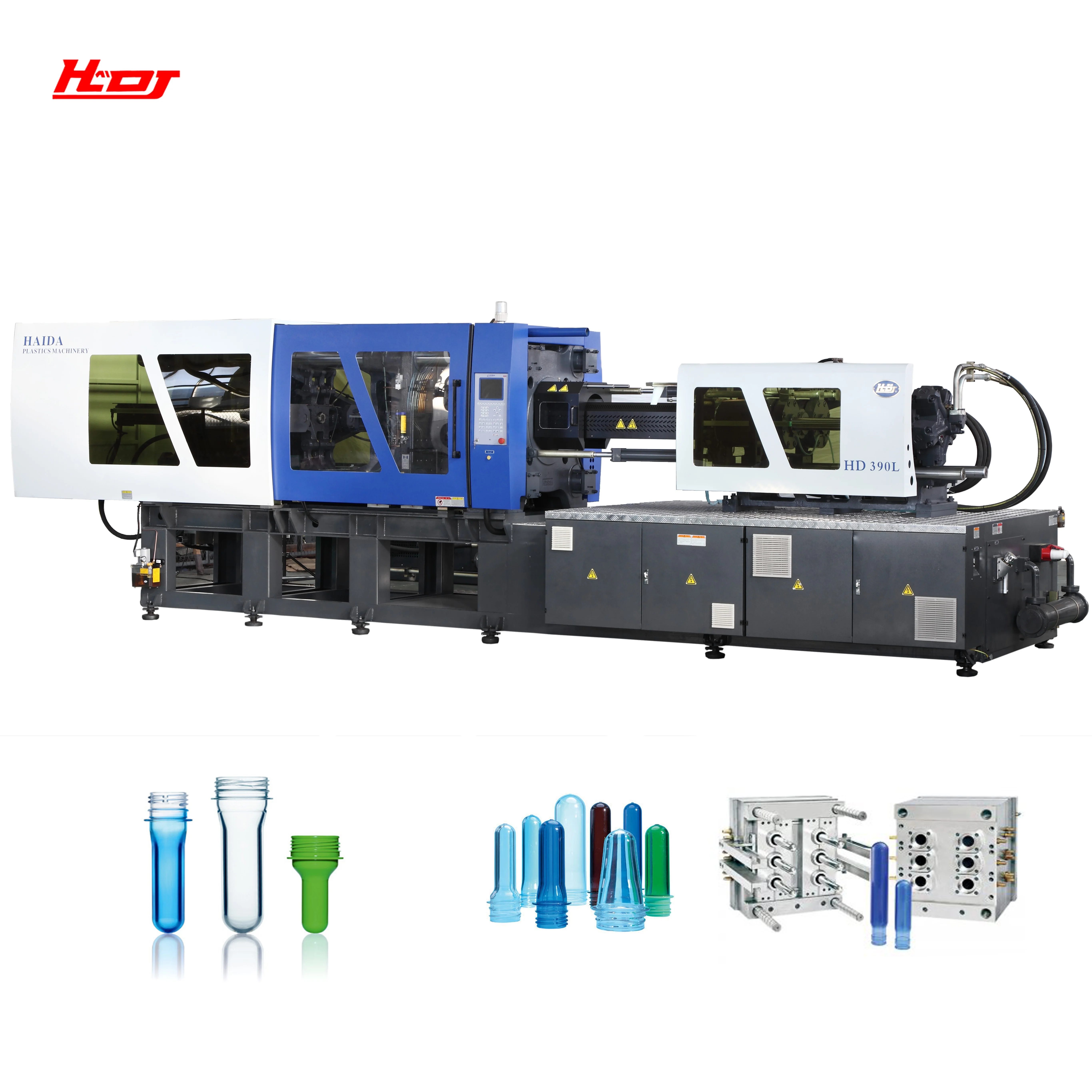 Пластиковая автоматическая ПЭТ-Преформа Haida для изготовления крышек для маленьких бутылок, литьевая машина, цена
