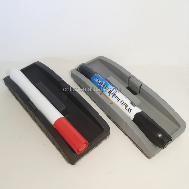 Wholesale School Plastic handled Wool Felt Chalkboard /White Board Eraser