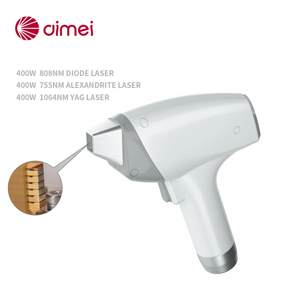 Permanent Ice 808nm Laser Diode 3 Wavelength Hiar Removal Device Laser 755nm 808nm 1064nm Diode Laser Hair Removal Machine