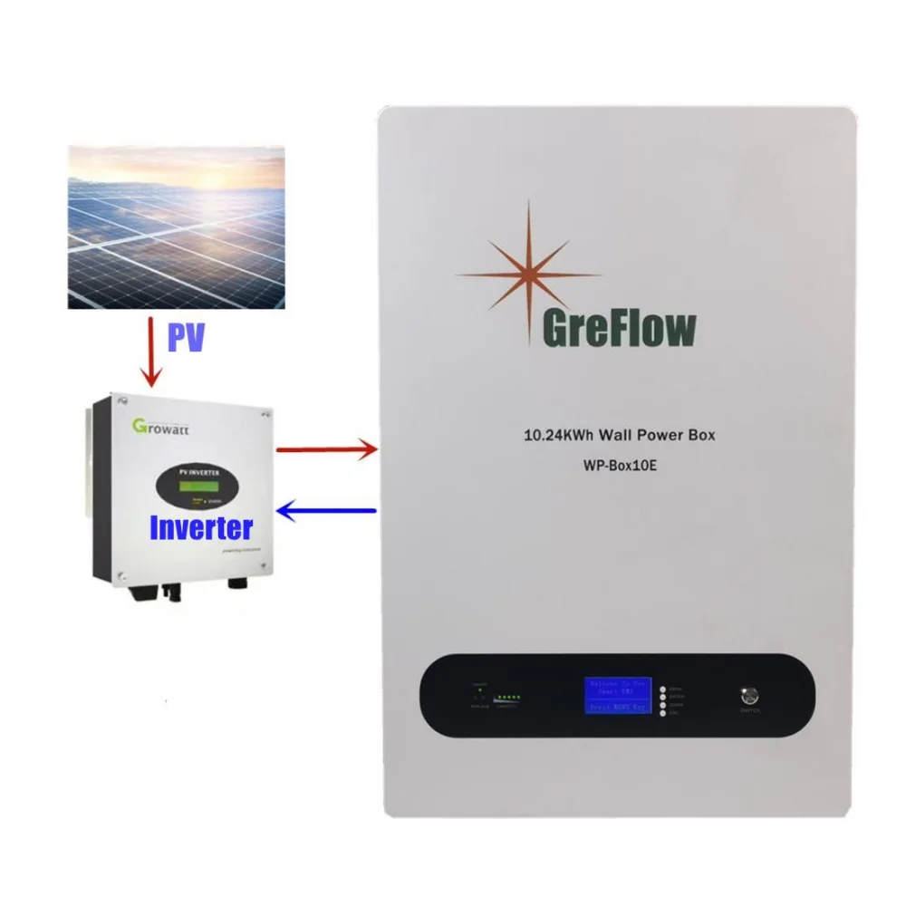 GreFlow Powerwall LiFePo4 10 kwh Inverter Battery 10kwh Growatt Lithium Power Wall Battery Lithium Battery 48v 200ah