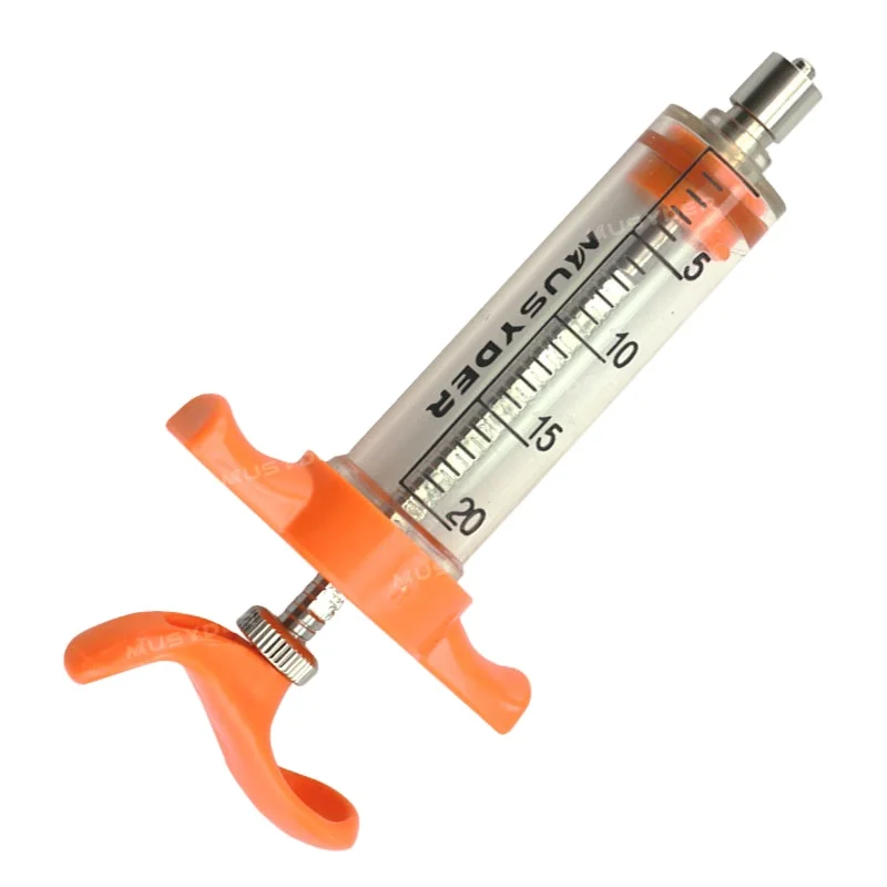 Veterinary Instrument TPX nylon syringe for commonly employed tool in the realm of animal healthcare