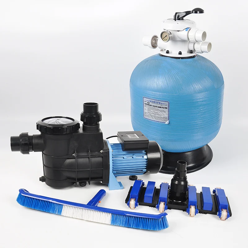 China Factory Hot Selling Swimming Pool Equipment Set Cleaning Accessories Vacuum Head Cleaner Hose Leaf Rake