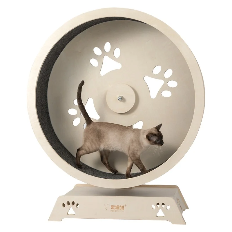 Pet Playtime Essential Indoor Cat Treadmill Exercise Wheel for Feline Fitness and Health Cat Exercise Wheel Equipment