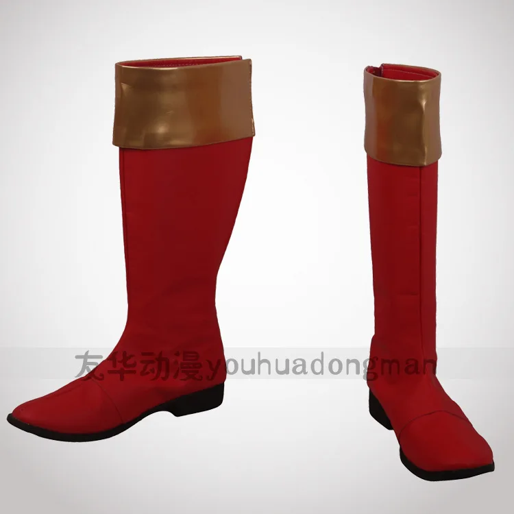 Bakuryu Sentai Abaranger Red Warrior cos Shoes