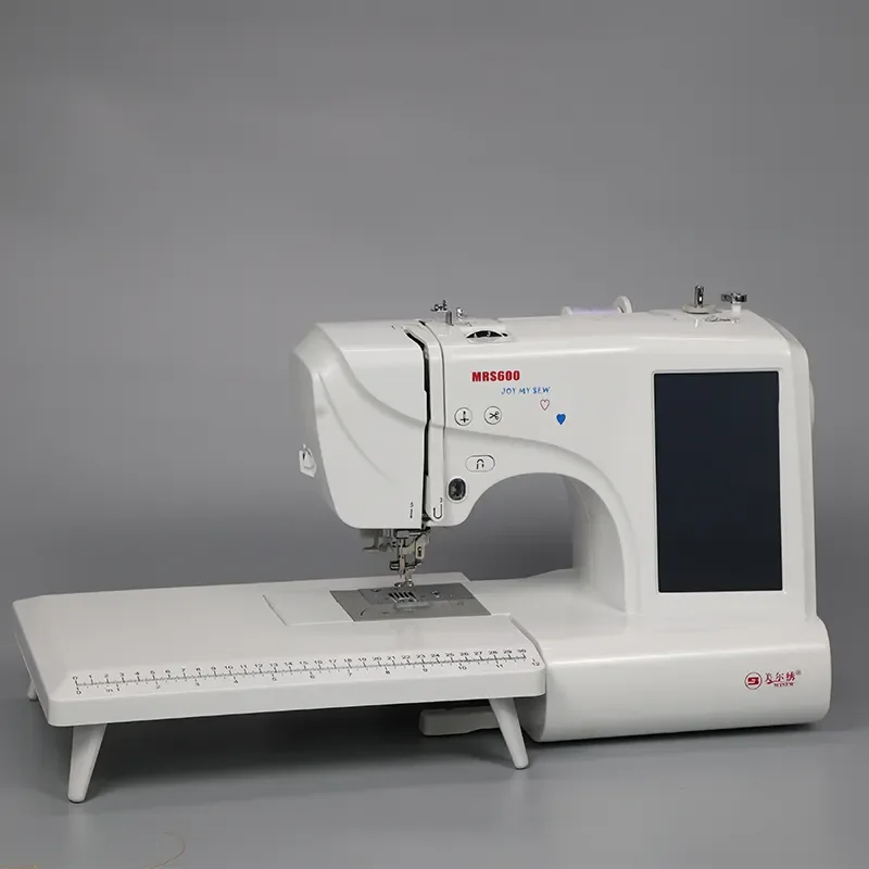 MRS600  fashional clothes direct sale portable household high speed sewing machine computerized embroidery machine single needle