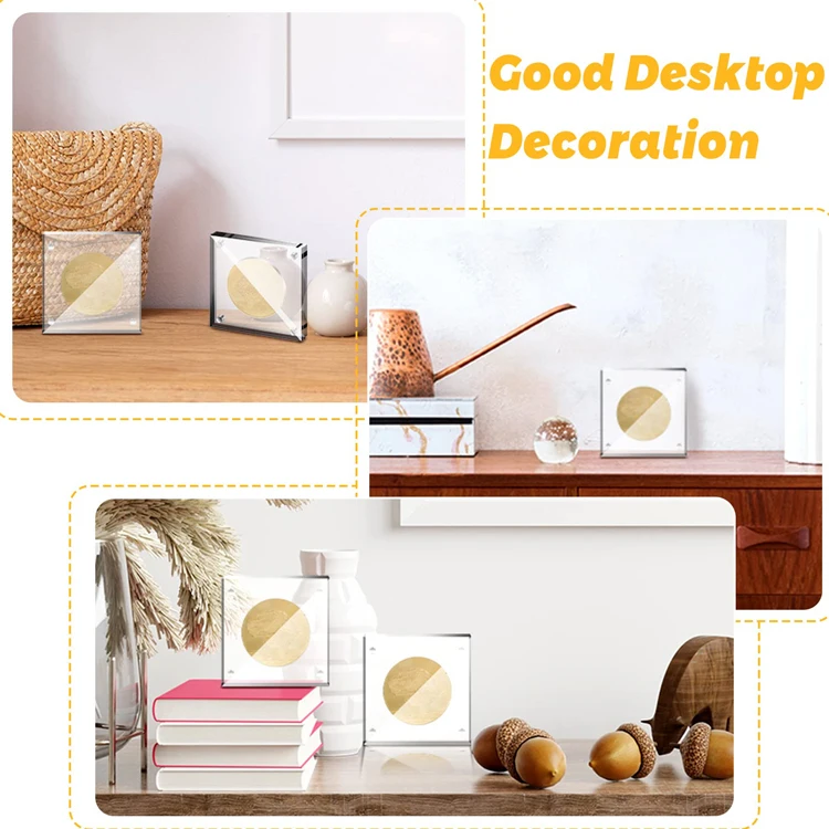 UV protection Memorabilia coin Display case Clear Plexiglass Preserved magnetic Acrylic case