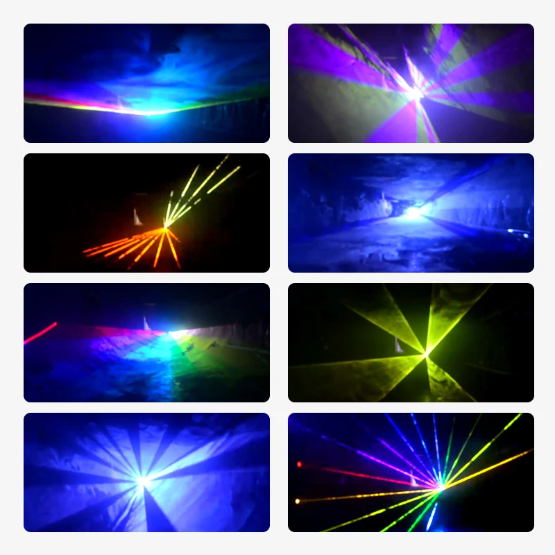 Big Dipper 10W RGB Animation Laser Light 30K 10000mw DJ Stage Lighting Disco Party Wedding  Projector