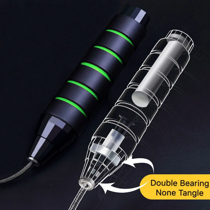 China factory supplied top quality high speed weighted elastic jump rope with cheap price