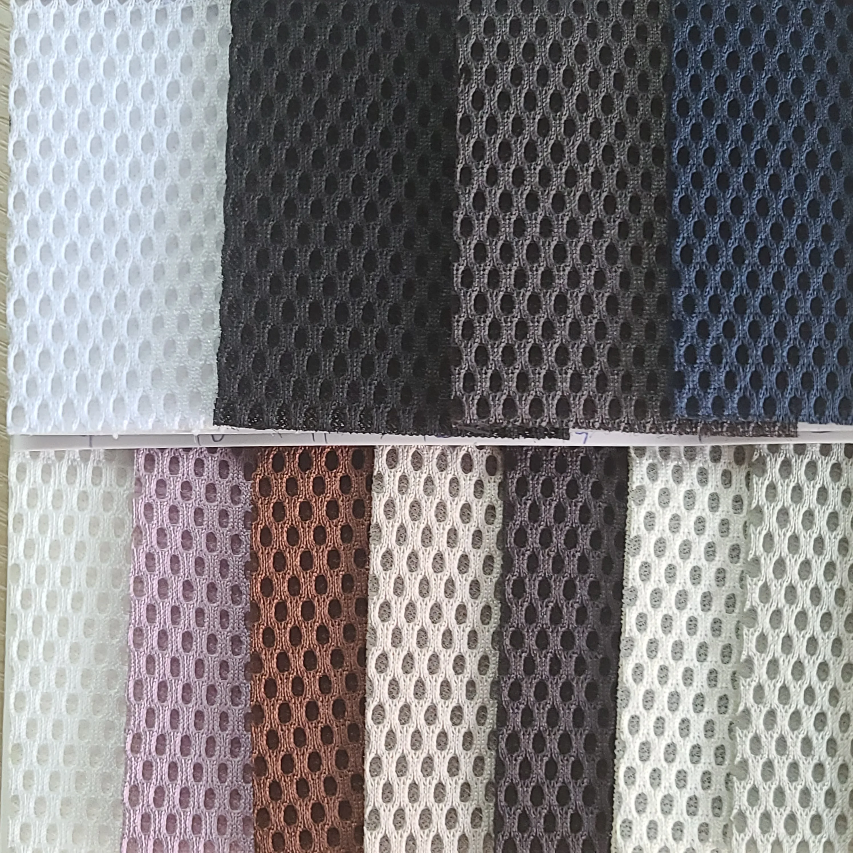 Factory 3D Spacer 100% Polyester Air Layer Mesh Sandwich Fabric for Shoes Mesh Upper Fabric