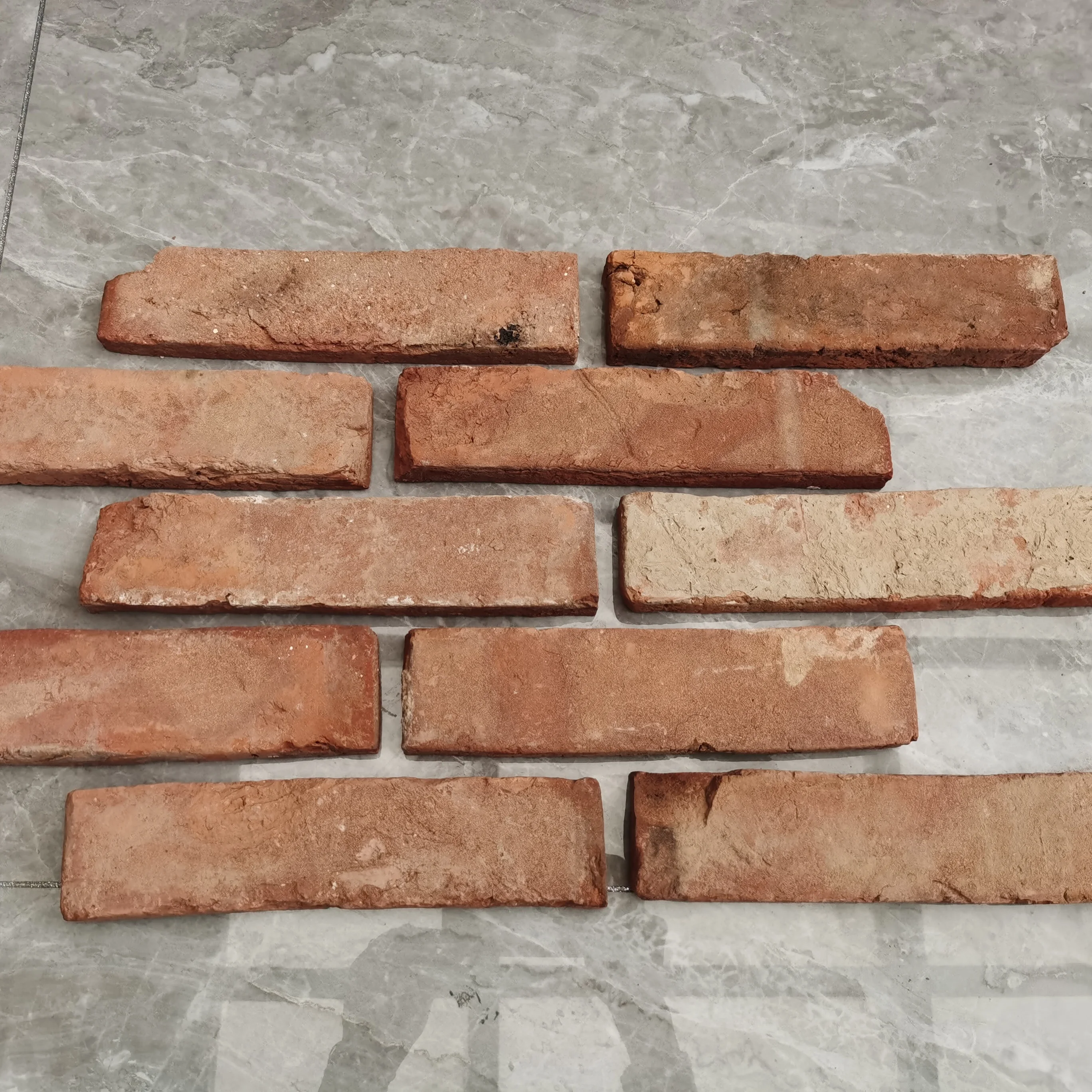 FOB Qingdao, Китай, цена, размер 240*55*20 мм, декоративная плитка для строительства старых вторичных глиняных кирпичей