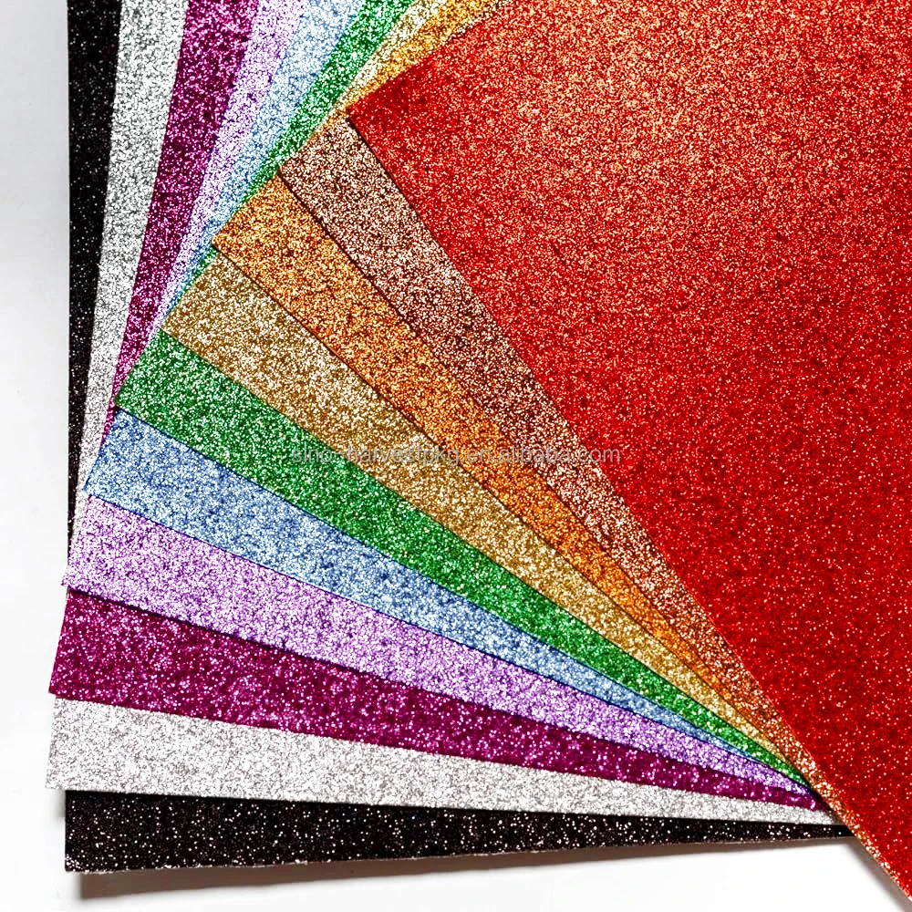 High Quality Glitter Craft Paper Paper, Custom Self-Adhesive Glitter Paper for DIY Crafts, Glitter Wrapping Paper