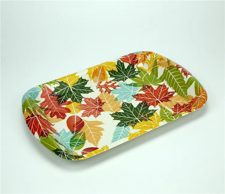 Handle sweet Sweet Sublimation Set Of Hot Sell Stackable Plastic Breakfast Serving Tray For Tray