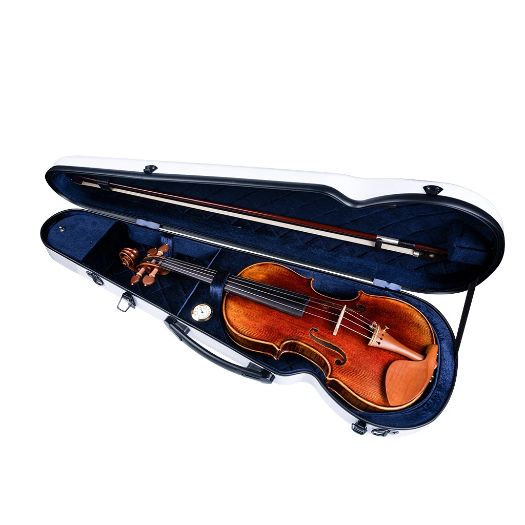 NAOMI Pro Master Maestro Antonio Stradivari 1716 Copy Handmade Antique 4/4 Violin Concert Fiddle Full Size Violin Fiddle Kit SET