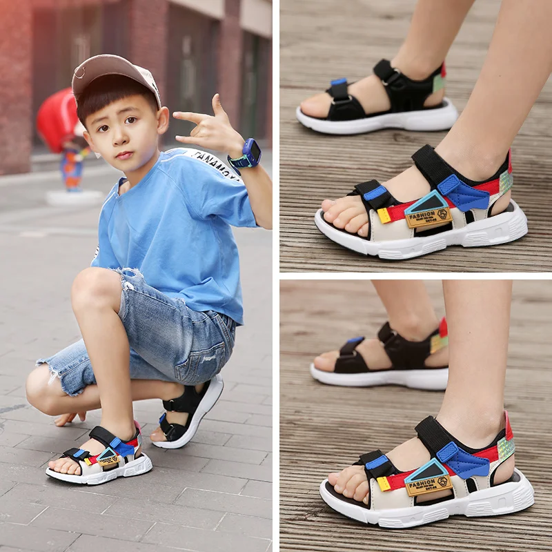 2021 Children fashion sport sandals Cuhk child  comfortable sandals summer new boy girls beach shoes kids casual sandals
