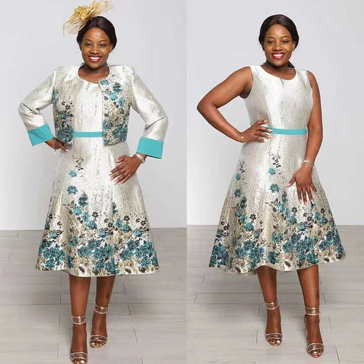 2022 cheap church dresses for black women 2 piece skirt set elegant wedding lady formal female suits ladies plus size clothes