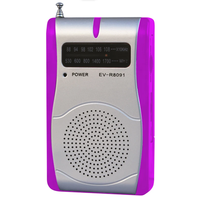 Мини MP3-плеер Портативный Перезаряжаемый двухдиапазонный AM FM-радио