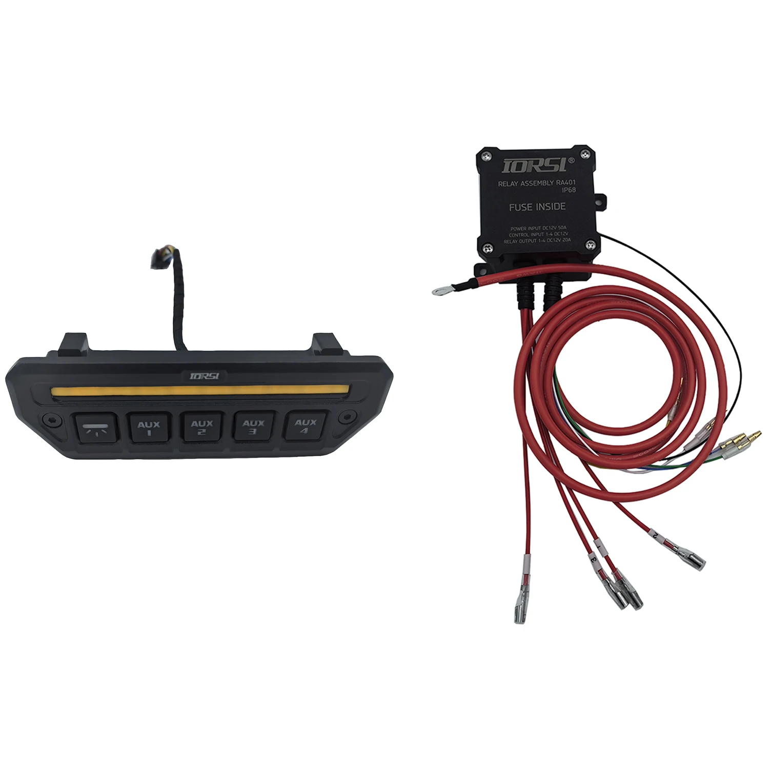 Lantsun JL1309 ABS integrated interior switch for jeep for wrangler JL JT without SOS button