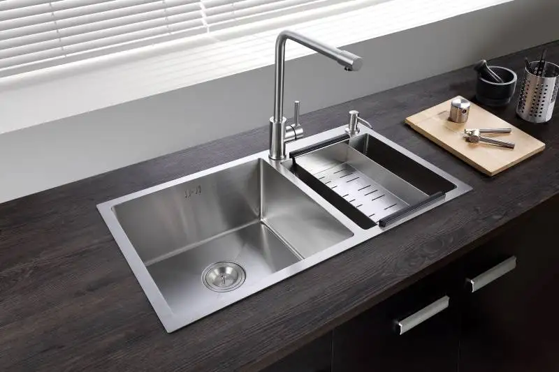 Горячая Распродажа Amazon, использованная Коммерческая кухонная раковина из нержавеющей стали, размер под заказ, глубокая раковина