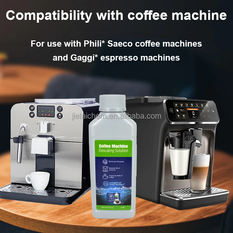 Phosphate free coffee machine descaling, use for Saec* espresso machine descaler 250 ml