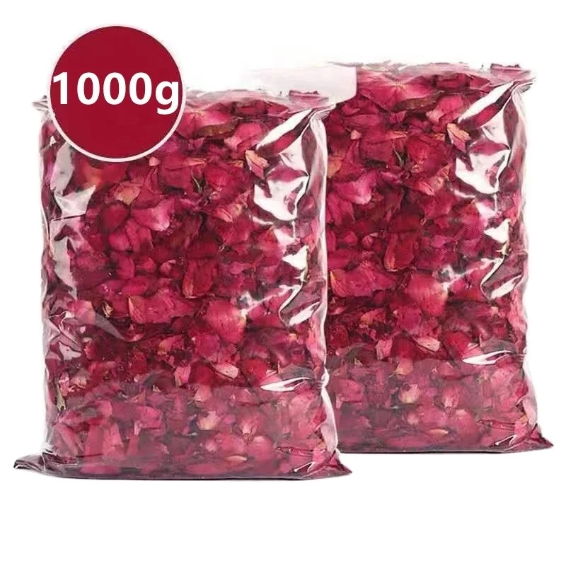 High Quality Natural Dried Flower Rose Petals Fresh Rose Birthday Cake Decoration Beauty Bath Soaking Bulk Wholesale