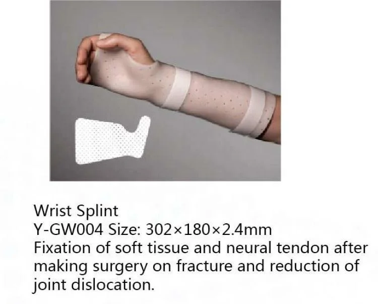 Medical-Use Thermoplastic Splint for Orthopedics Physiotherapy Rehabilitation Bandage