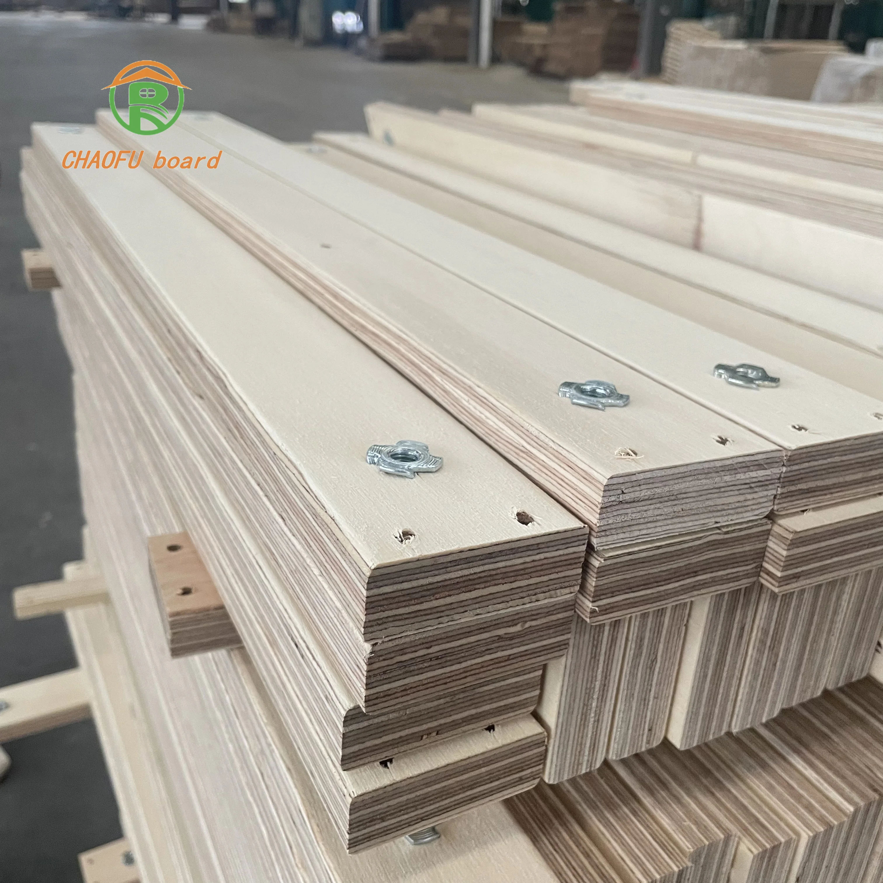 plywood deep processed LVL board punch holes  slot chamfer customization wood furniture sofa bedstead bed use
