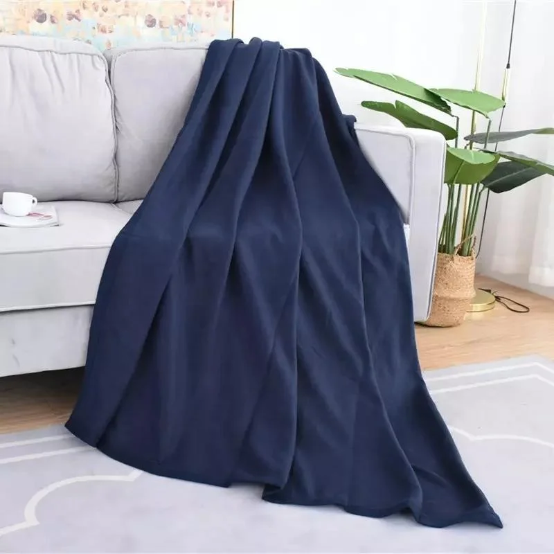 100% Polyester Luxury Fire Retardant Airplane Blanket Disaster Relief Aviation Emergency Polar Fleece Blanket
