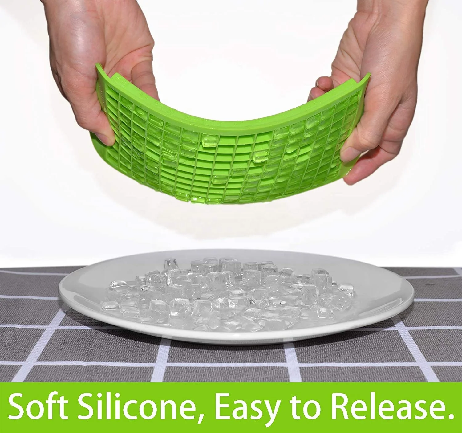 Customize Handmade Non-stick  Mini Ice Cube Trays Small Cube