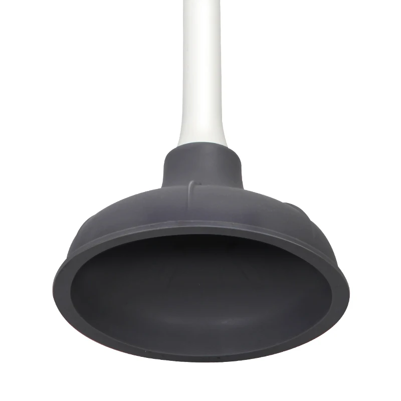 Jesun Heavy Duty Toilet Plunger with Hideaway Storage Caddy Reusable High Pressure Toilet Plunger with Holder for Bathroom