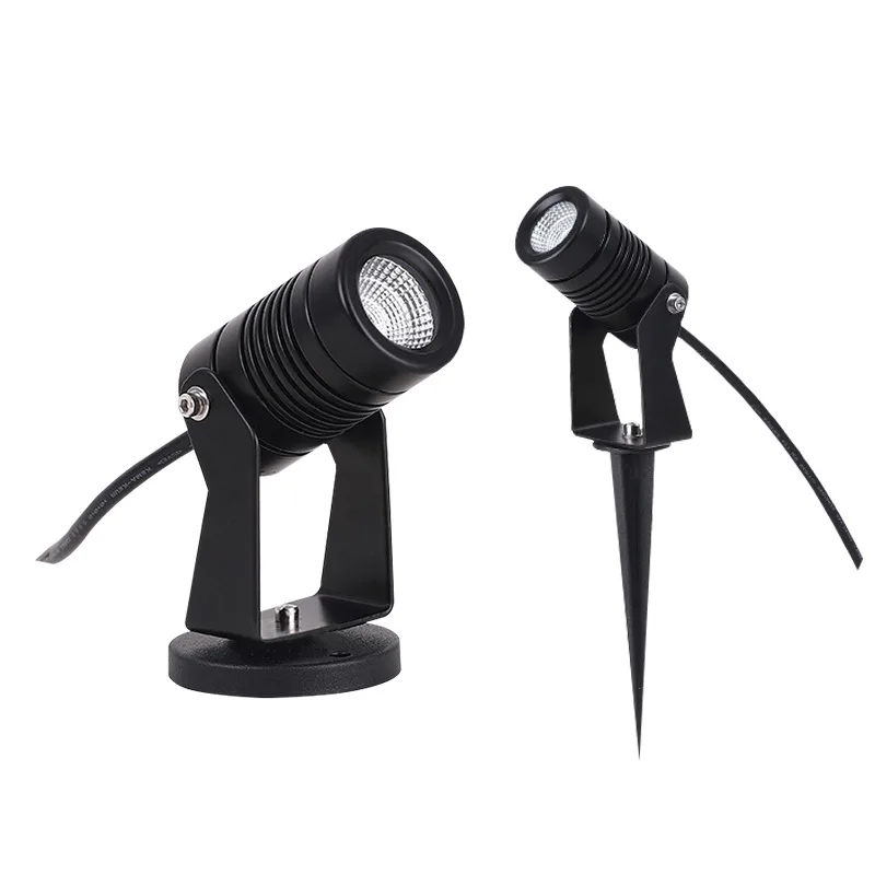 12v 24v waterproof outdoor COB 5w LED Spike Garden Light lamp