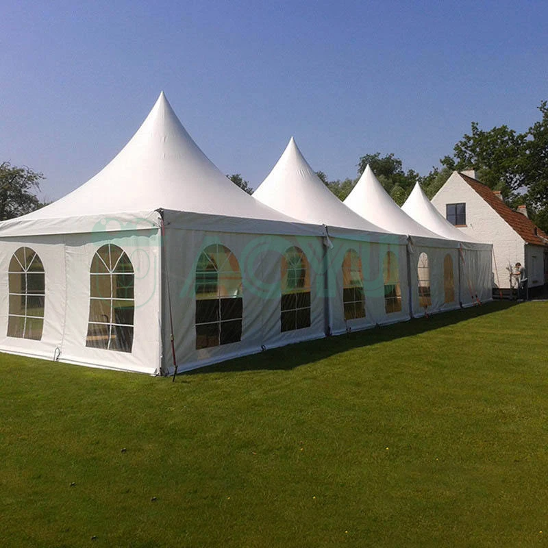 Reception Luxury Wedding Tents Clear PVC Fabric With 500 Seats Guests For Outdoor Party