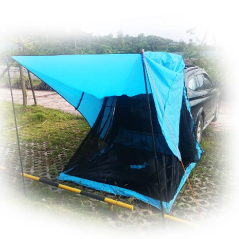SUV Self-Driving Camping Double-Decker Car Side Tent Canopy Anti-Mosquito Rain-Proof Sunshade Outdoor Car Rear Tent