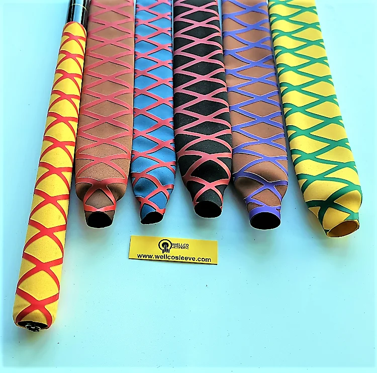 Wellco W-SP(DX) polyolefin non skid heat shrink tube for grip fish rod sport racket handle