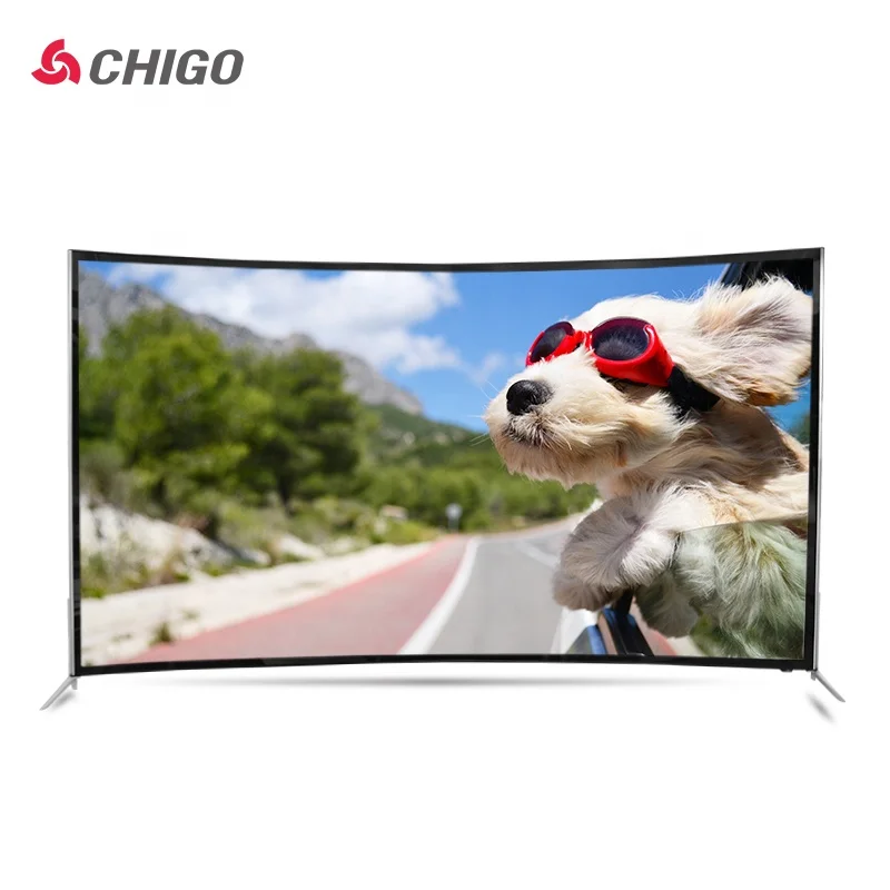 
4K Hdr Smat Tv With Voice Control Curved Screen Led Vga Out 