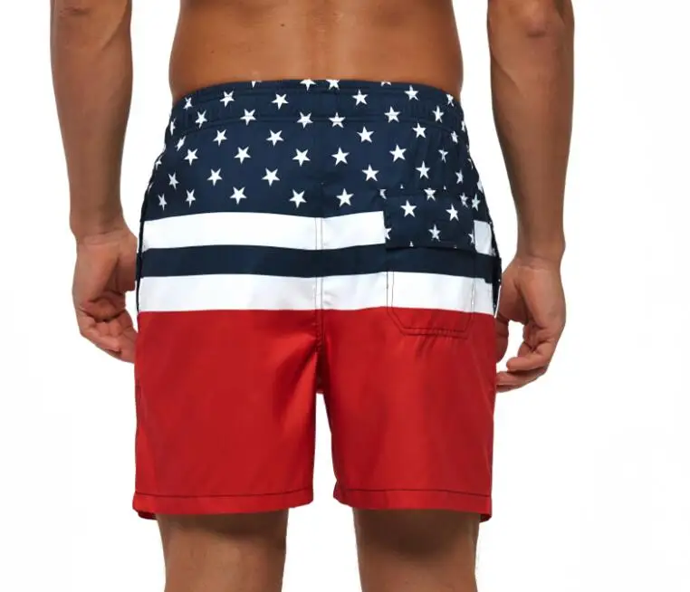 BSCI Factory  Man Swim Wear Beach Board Shorts Swimming Trunk Quick Dry Men Swimwear