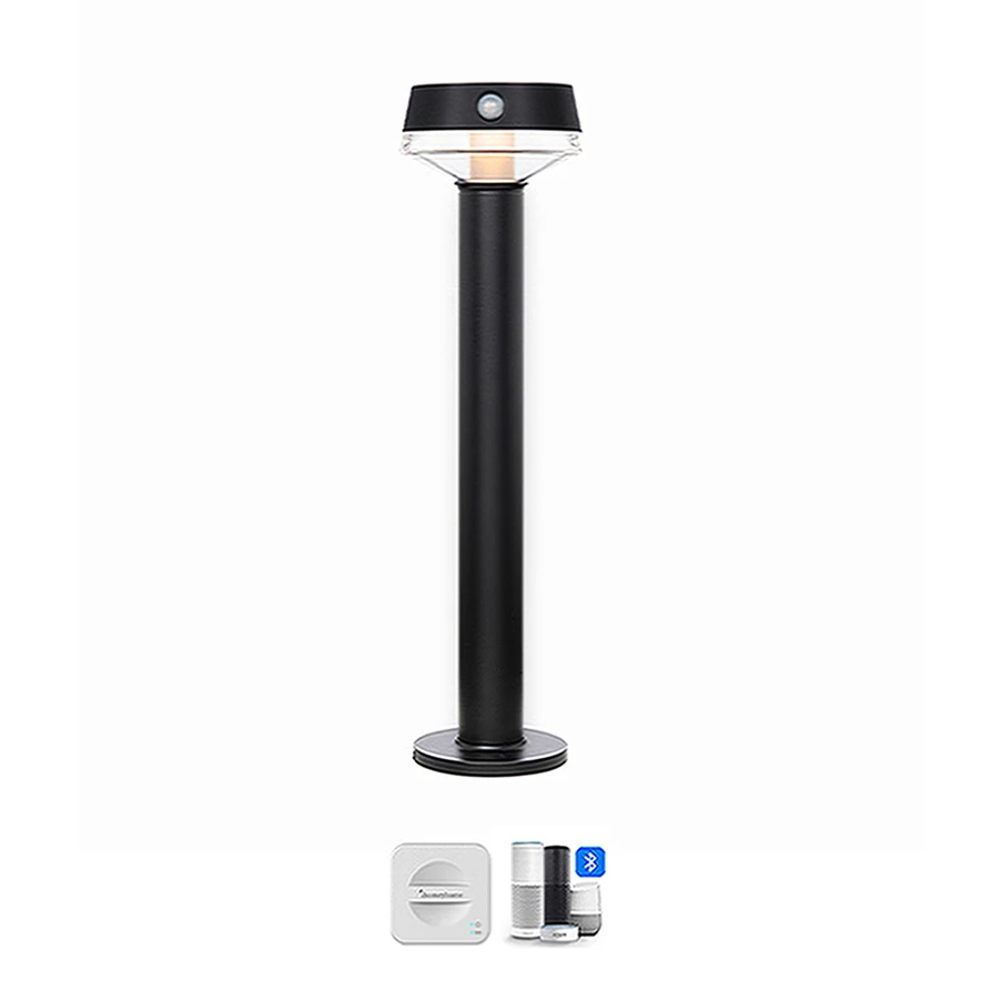 [2 Units Packed] Waterproof Solar Stake Light Outdoor Decorative Solar LED Bollard Pathway Light for Landscaping Lawn