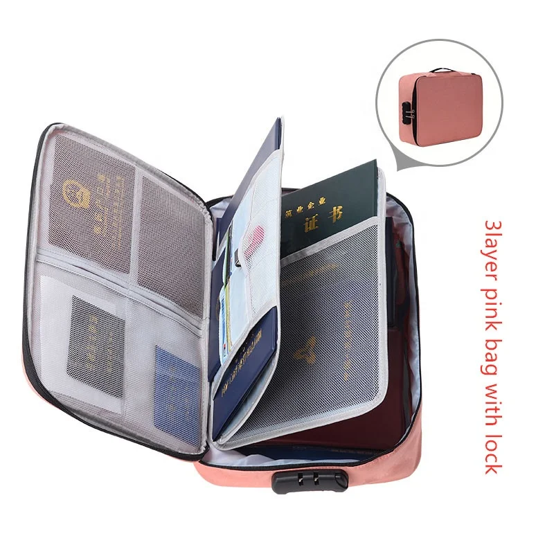 Новые поступления 2020 изготовленные на заказ с отделением для паспорта секретным замоком 3 слой кожи Бизнес Портфель Сумки из натуральной женщин гаджет Путешествия сумка