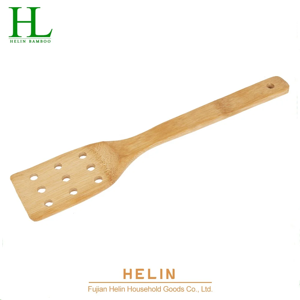 12 Inch Bamboo Kitchen Utensils Bamboo Spoon Spatula Utensil Set