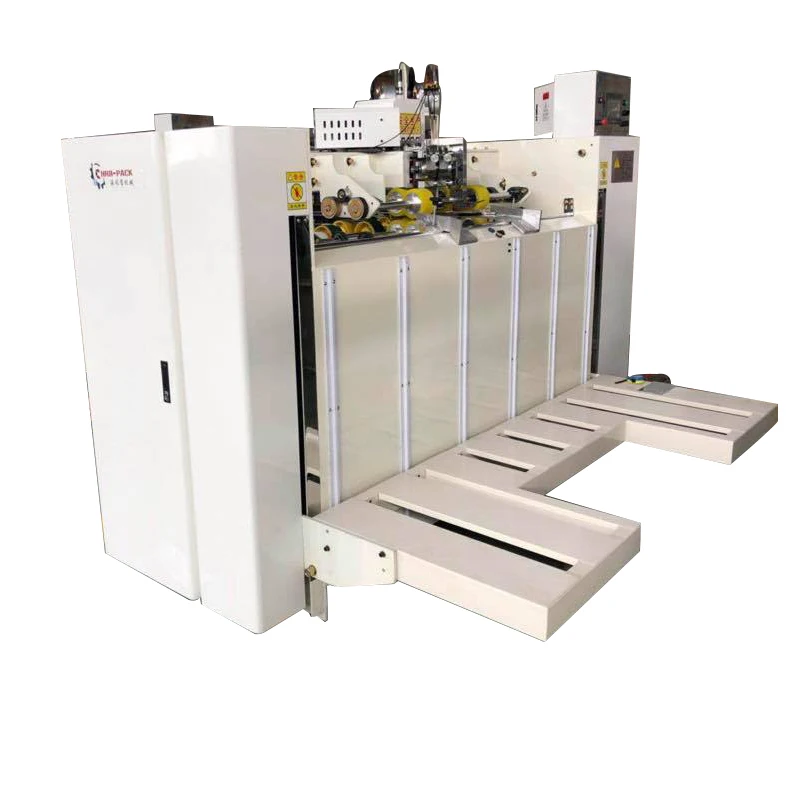 High speed single piece carton stitching machine box stapler machine