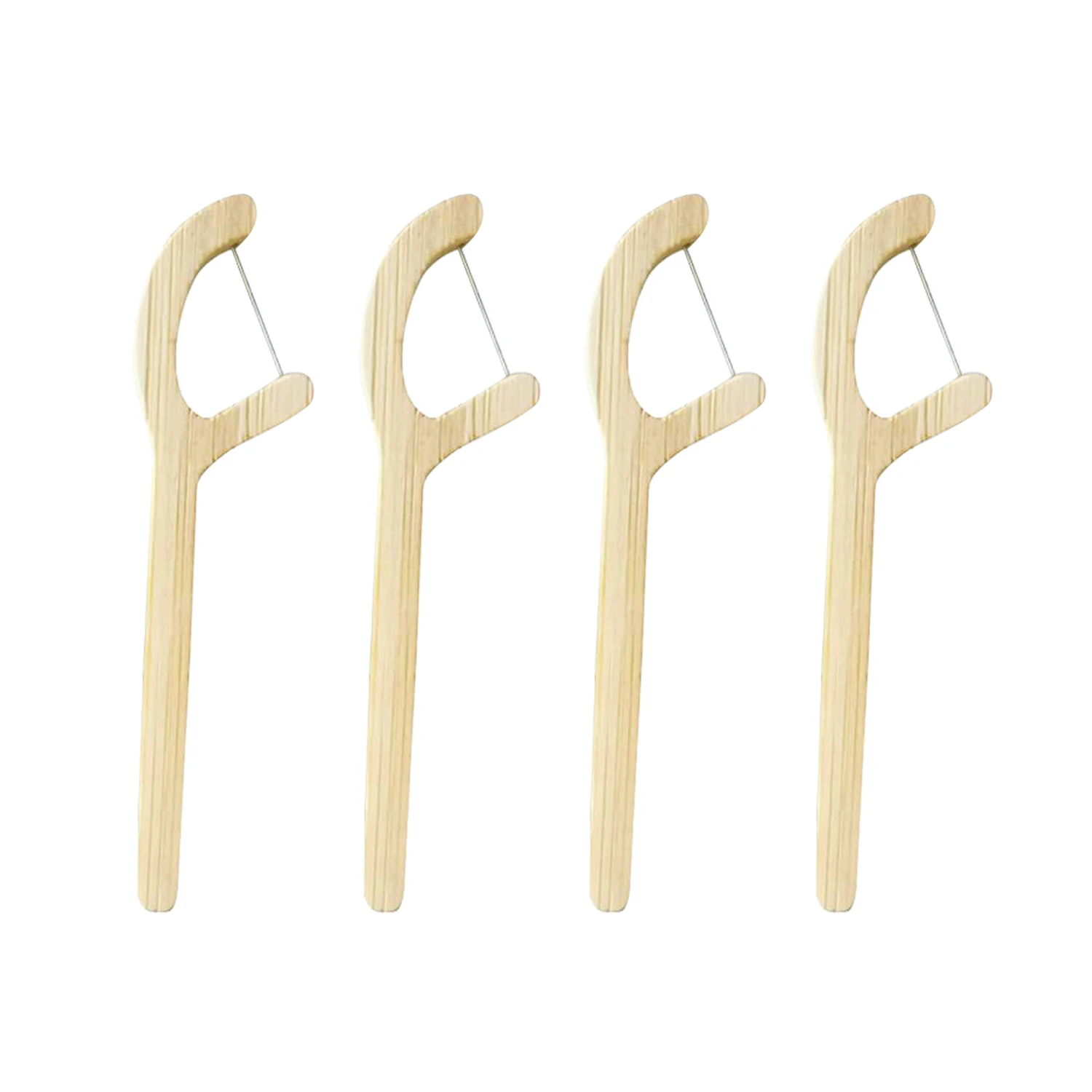 Китайский поставщик, 100% биоразлагаемая Бамбуковая нить для чистки зубов