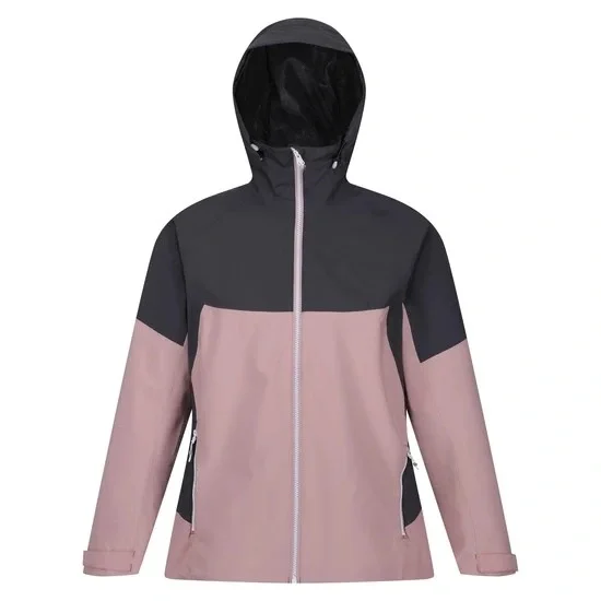 Women Waterproof and Breathable Recycled Fabric Jacket with Hood