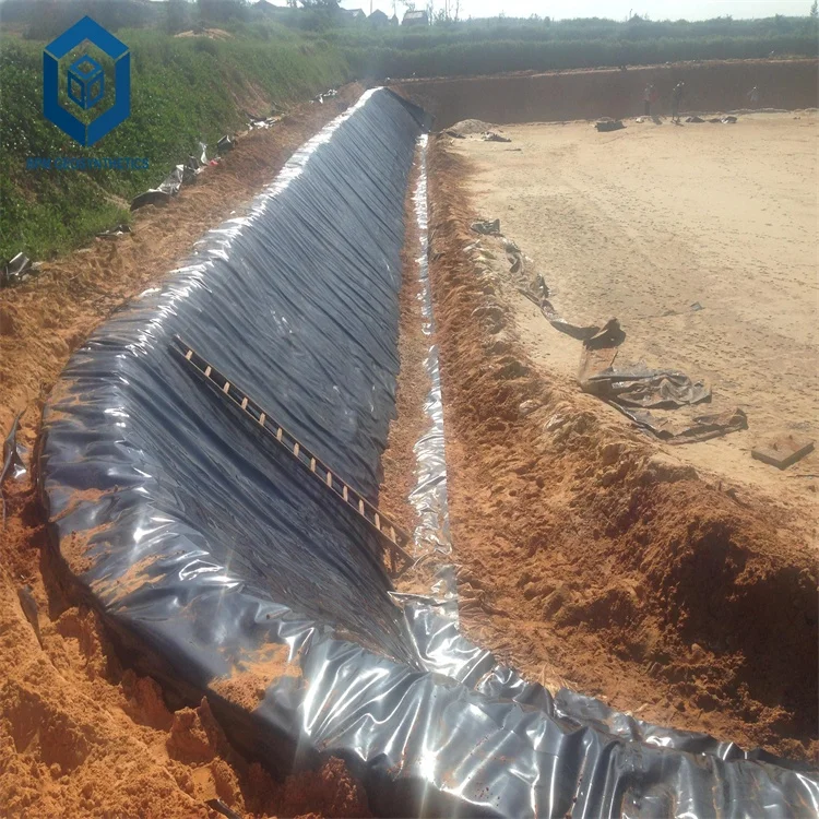 Waterproof Geomembrane HDPE Shrimp Pond Liner for Aquaculture in Southeast Africa