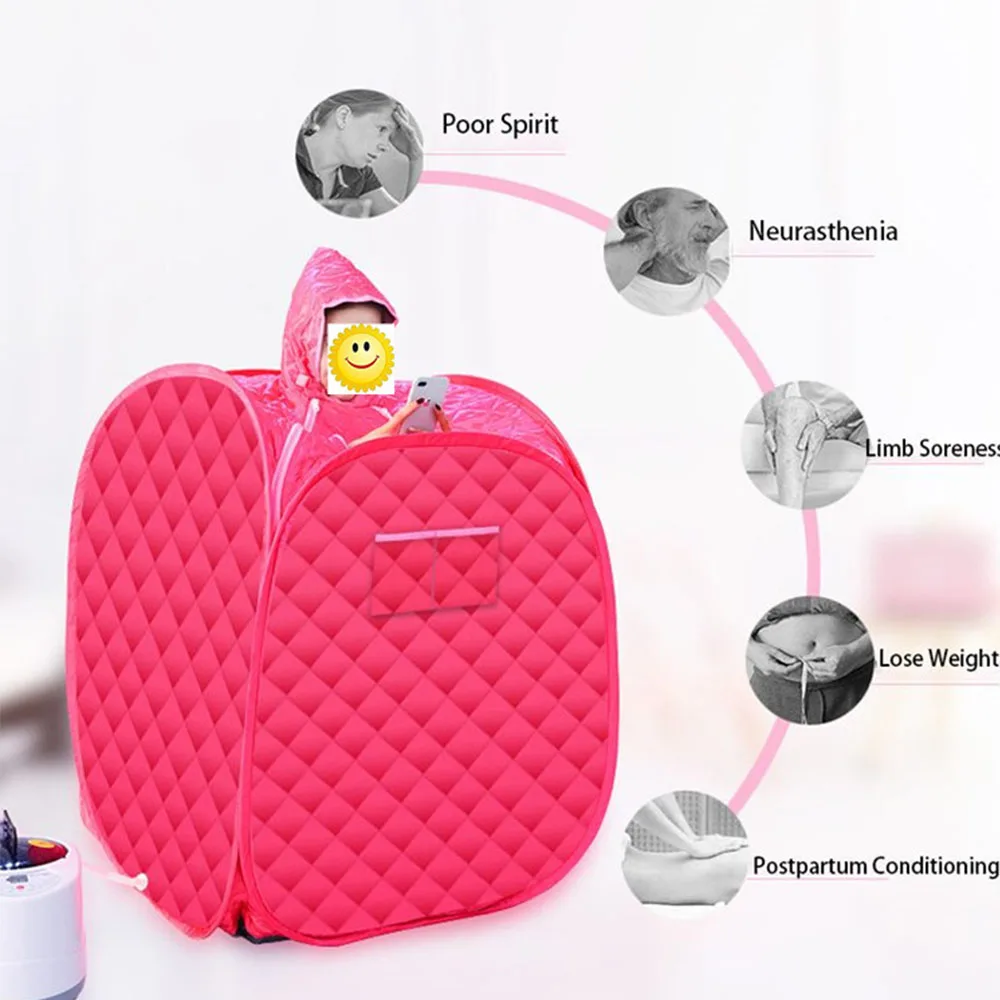 One person SPA Portable Sauna Steam Room for weight loss