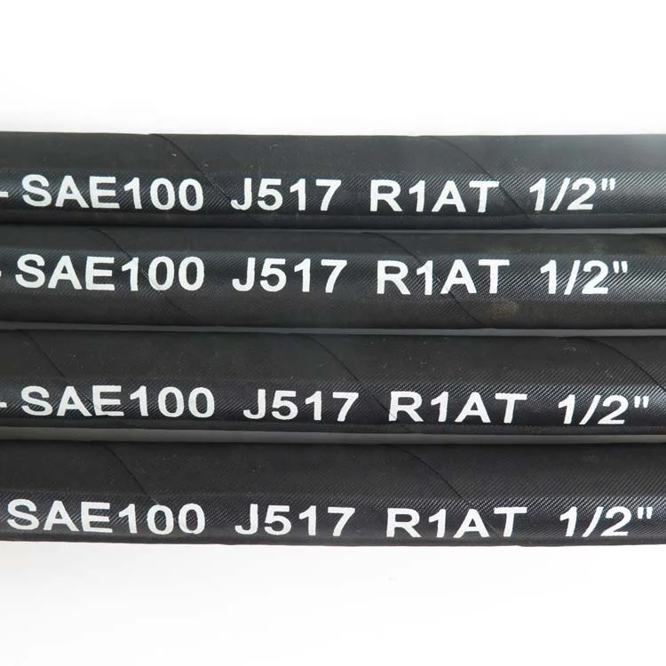 Стальной провод плетеный R1 труба китайский шланг synflex 5/8 дюймов Гидравлический шланг с гладкой поверхностью