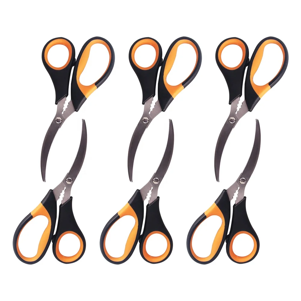 304 Stainless Steel Kitchen Fishing Seafood Tools Cut Lobster Shrimp Prawn Peeler Tools with Butterfly Blade Cut