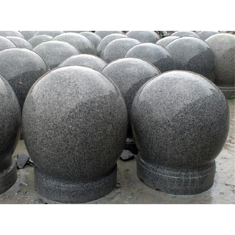 Gardening Stone Original Natural Granite Ball,fountain granite with rotating ball,non stick granite ball shaped set