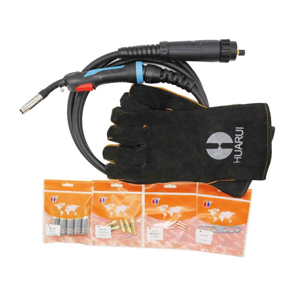 Huarui 3M Air-Cooled CO2 MIG Welding Torch 180A Euro Connector 15AK  Mixed Shielded Welding Torch