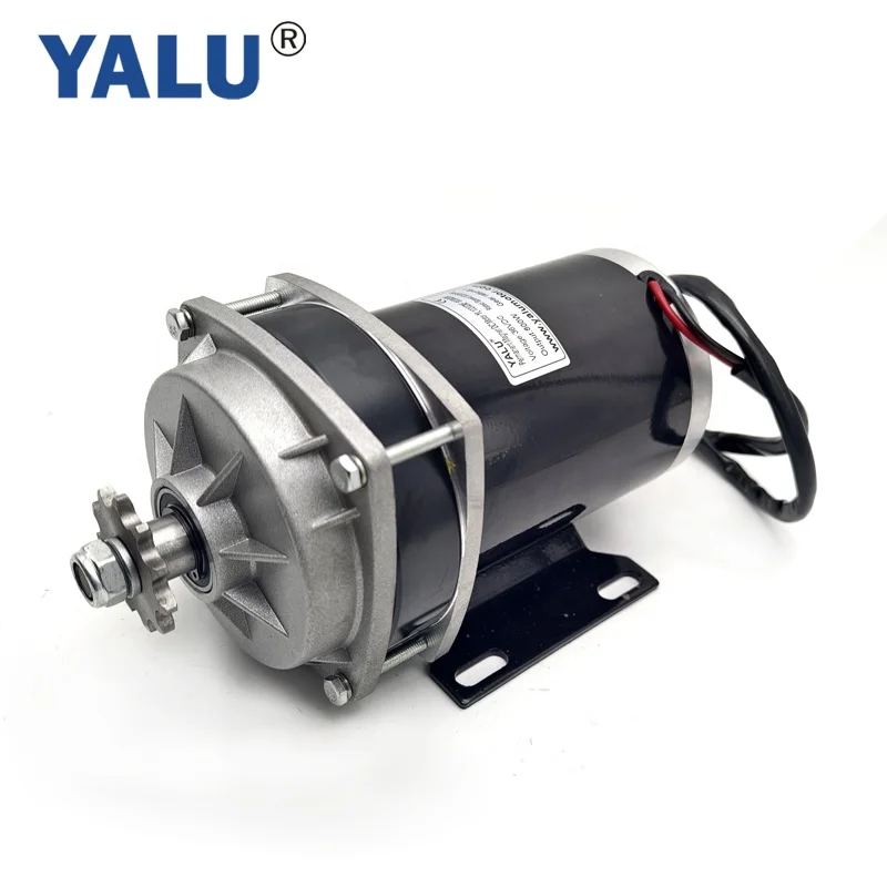 New Design Reliable Quality YL1020ZXF 36V 48V 800W  GEARED Brush DC  Motor for Electric Tricycle Gokart Scooter