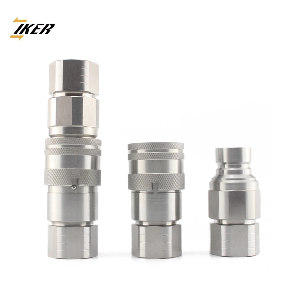 Flat Face Type ISO 16028 Hydraulic Quick Coupling