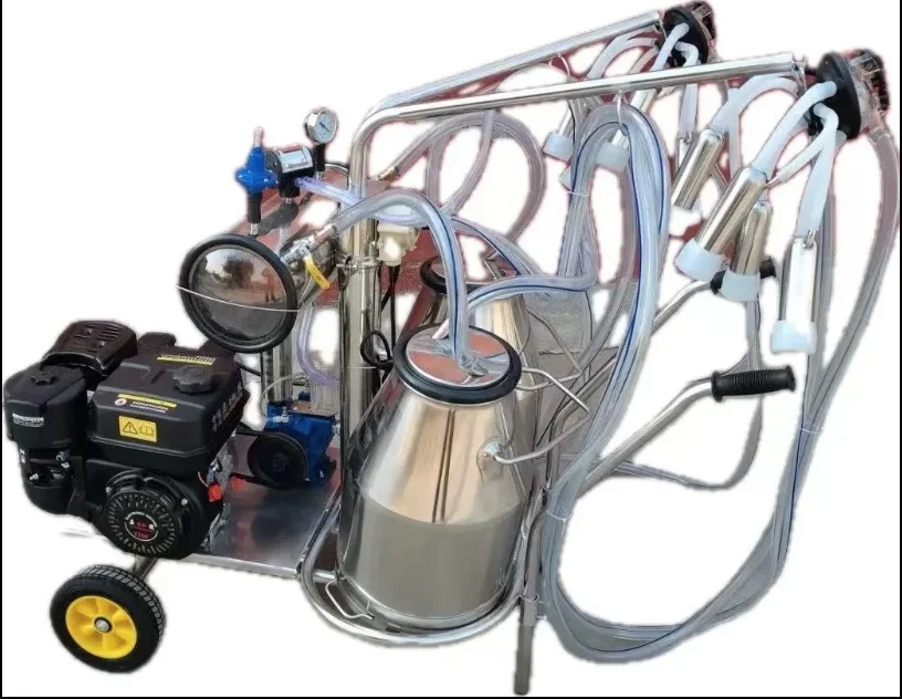 Hot Sale Single Cow Electric Portable Milking Machine Includes Motor and Bucket New Condition 1 Year Warranty